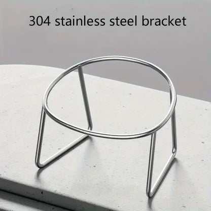 1 Set/2 Pieces of 304 Stainless Steel Cat Bowl, Tilted Raised Neck Protection Bowl Suitable for Cats and Dogs, Pet Feeding and Drinking, Pet Water Bowl, Anti-Corrosion Material, Universal for Cats and Dogs, Essential for Pet Care, Exclusive for Cat Owners