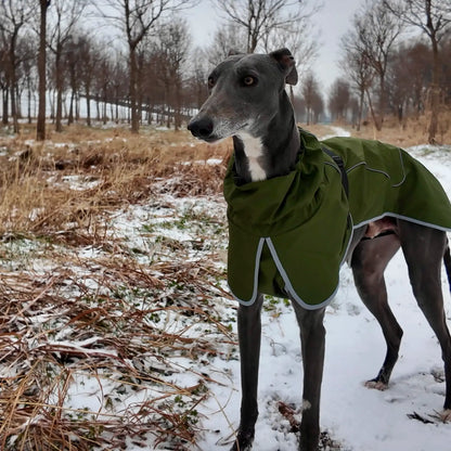 Winter Reflective Adjustable Dog Coat | Warm Thick Fleece Snow Suit for Small Medium and Large Dogs, Durable Dog Winter Jacket, Pet Warm Dog Plush Vest Style Practical