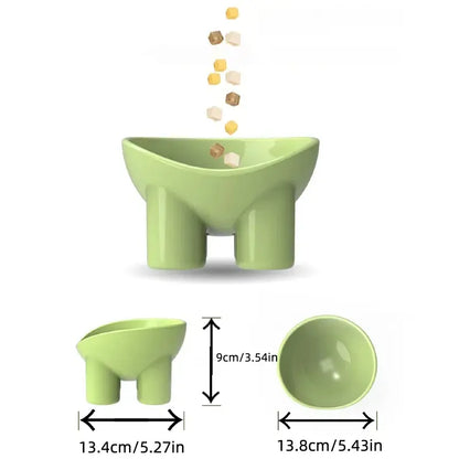 Elevated Pet Bowl Set with Anti-Tip Design - Perfect Feeder for Cats & Dogs, Ideal for Food, Water & Snacks
